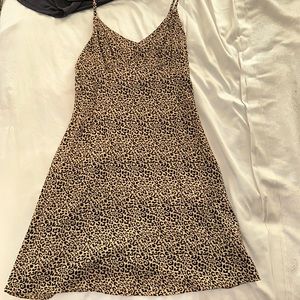 Hollister cheetah print mini dress size Xtra small